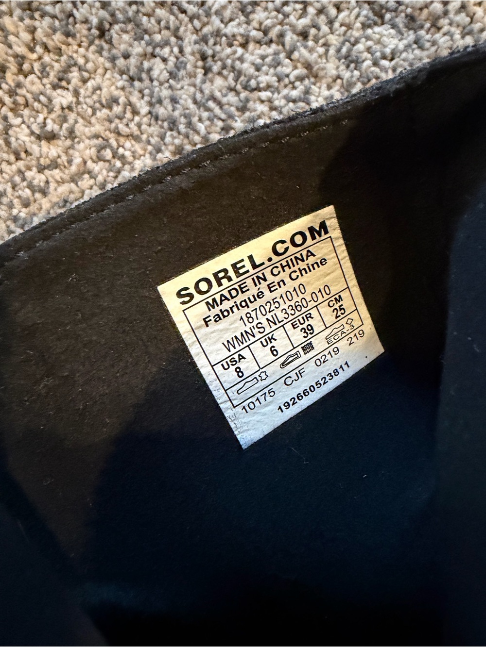 Sorel Black Leather Ankle Booties with Dual Buckle Straps - Picture 3 of 4